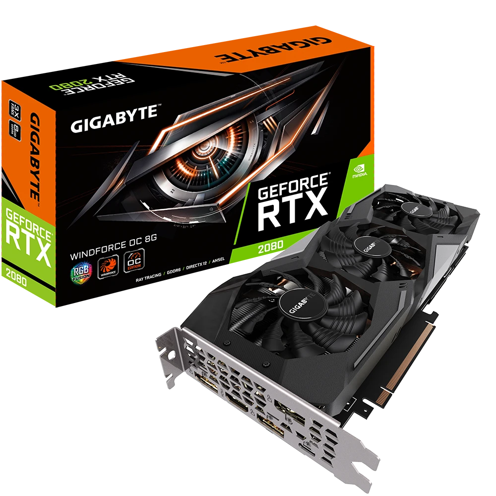 Gigabyte GeForce RTX 2080 WINDFORCE OC 8G
